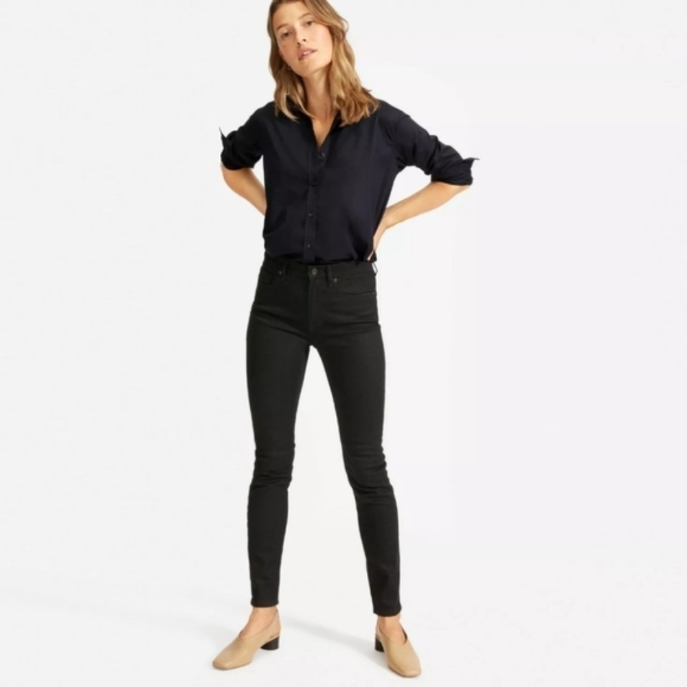 Everlane Mid Rise Skinny Jeans Size 24 - Picture 1 of 4